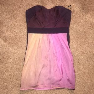 Zimmermann strapless chiffon dress